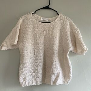 Across America Cream Sweater